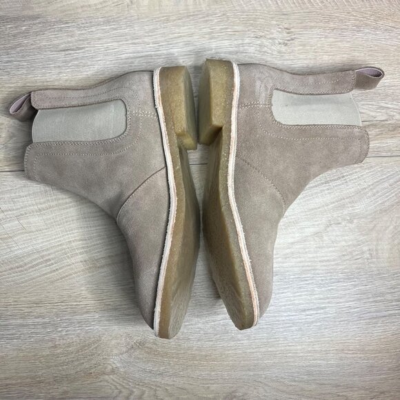 NWOB Civil Regime Men's Leather Suede Chelsea Boots Pull On Ankle Boot Size 7 - Picture 3 of 8